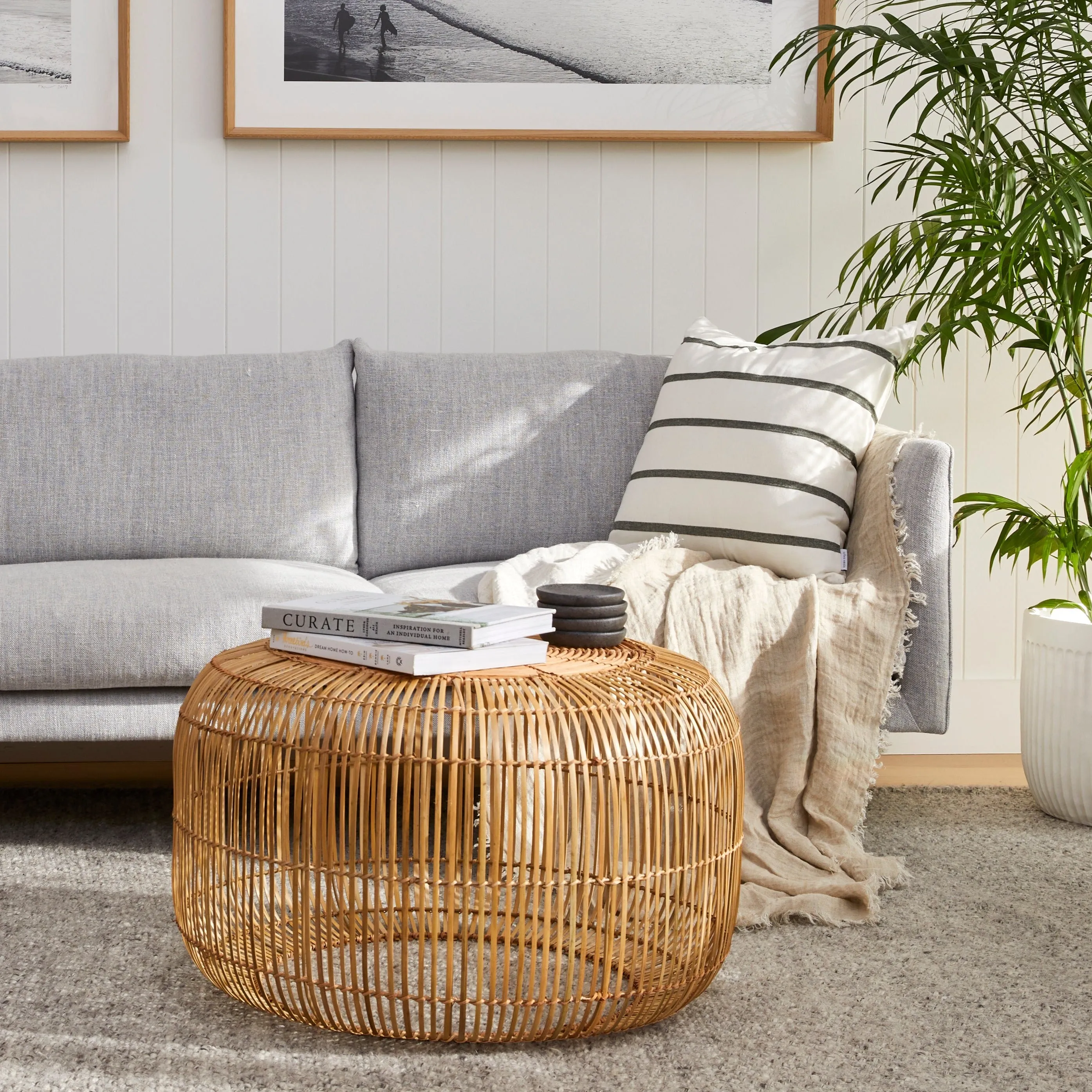 Urban Oasis Melua Throw Blanket Oyster