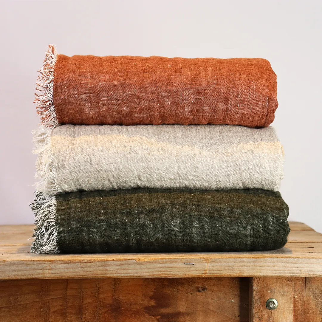 Urban Oasis Melua Throw Blanket Oyster