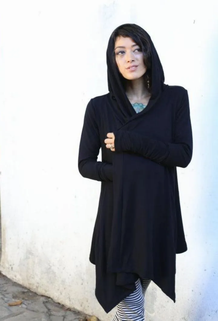 Veste à capuchon