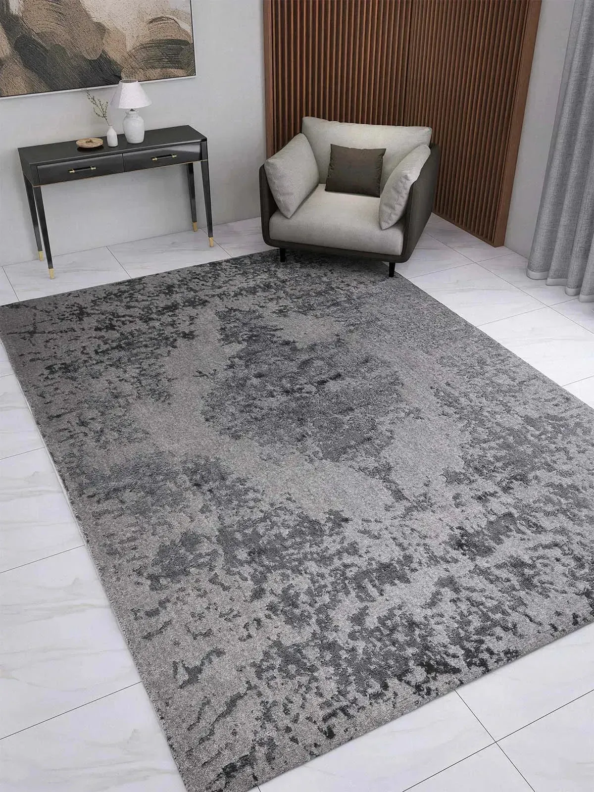Vienna 49 Smoke Transitional Wool Rug