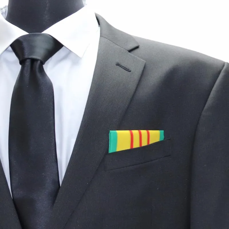 Vietnam Campaign Service Medal Pocket Square