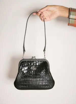 Vivienne Westwood Black Crocs Clutch