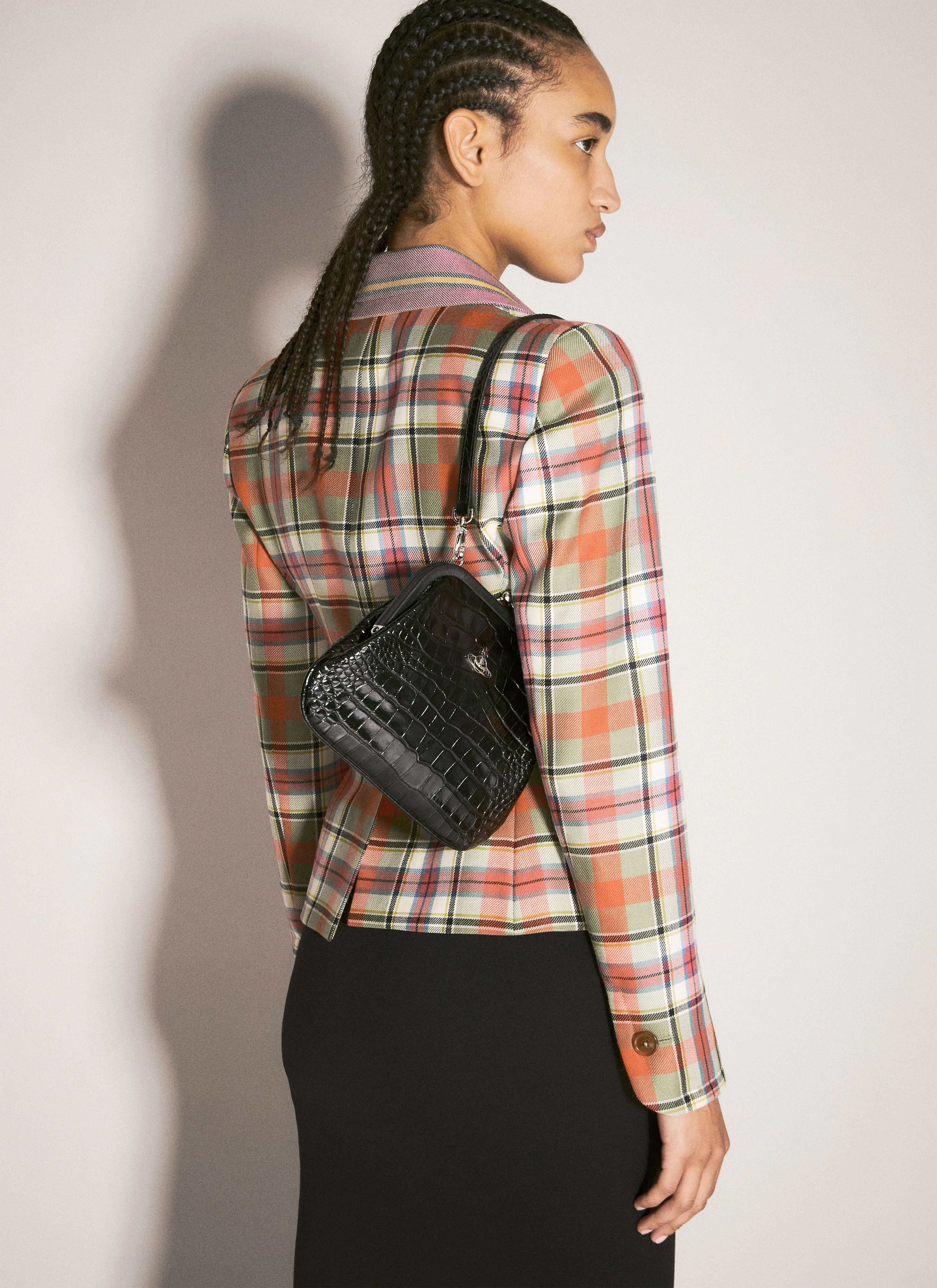 Vivienne Westwood Black Crocs Clutch