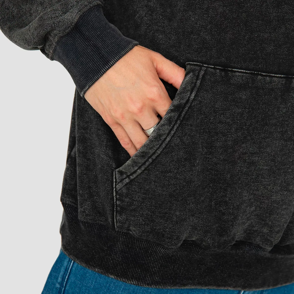 Volcom Acid Wall Pullover Hoodie Black