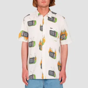 Volcom Justin Hager Short Sleeve Shirt Whitecap Grey