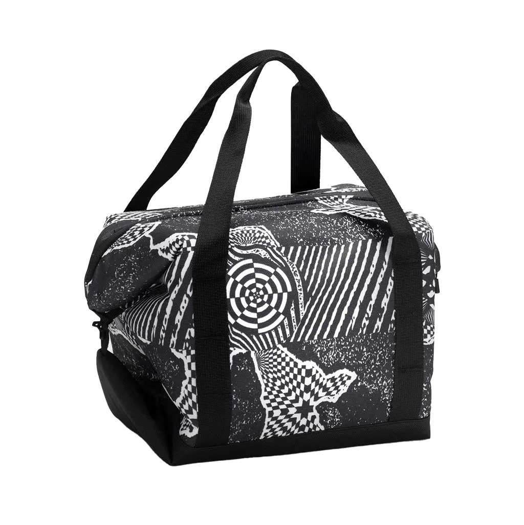 VOLCOM VENTURE 12 CAN COOLER PACK - BLACK/WHITE