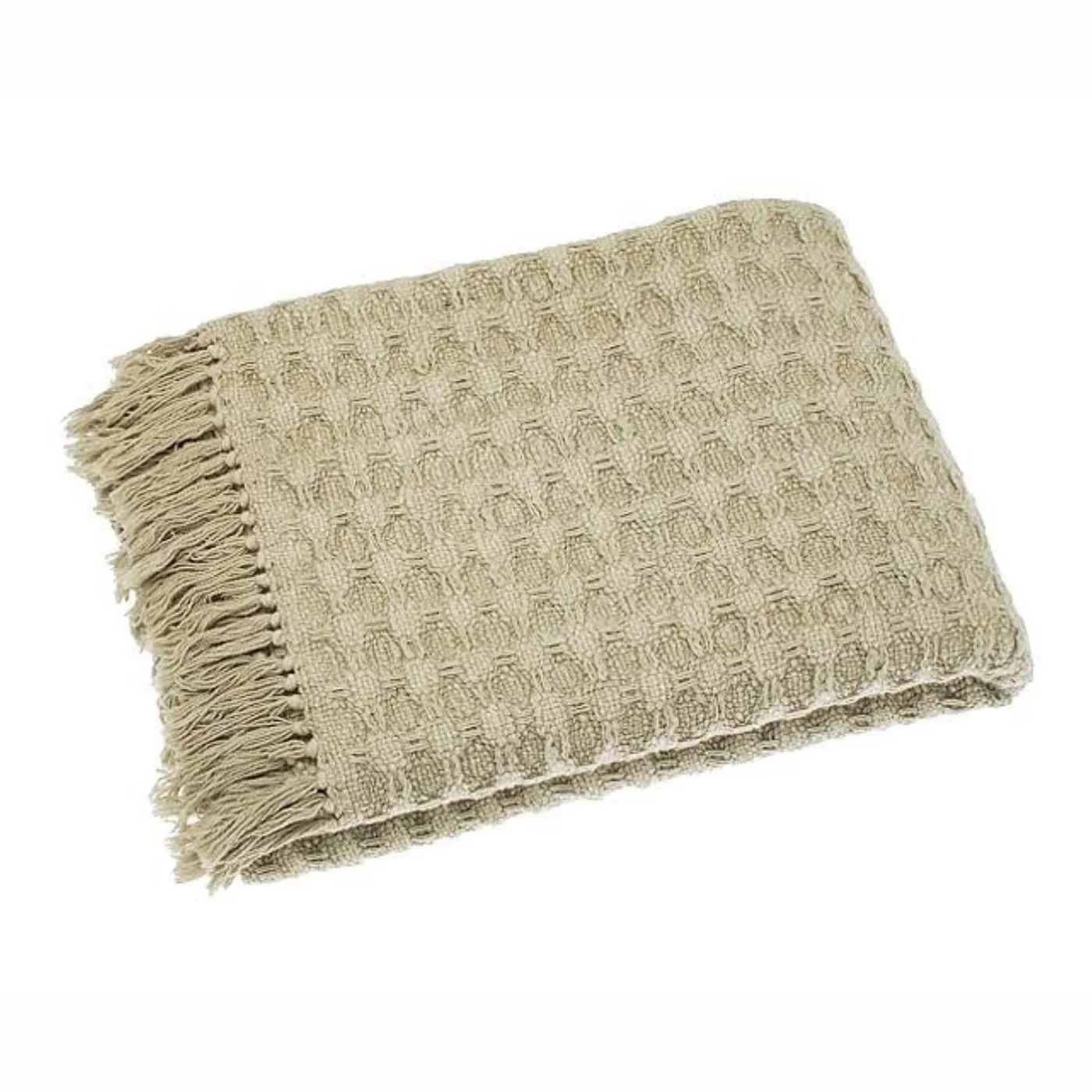 Waffle Cotton Throw Linen | 130cm x 170cm