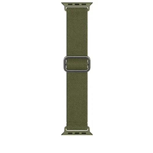 Watch Bands - Soft Nylon Elastic Braided Strap -Apple Compatible