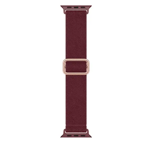 Watch Bands - Soft Nylon Elastic Braided Strap -Apple Compatible