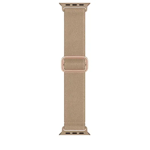 Watch Bands - Soft Nylon Elastic Braided Strap -Apple Compatible