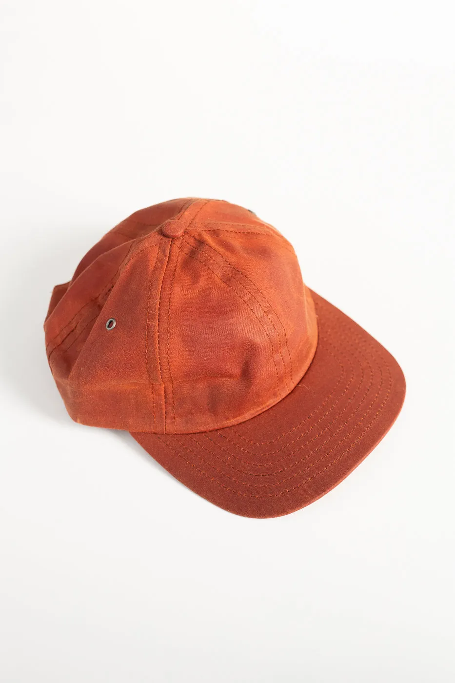 Waxed Canvas Baseball Hat - Brick
