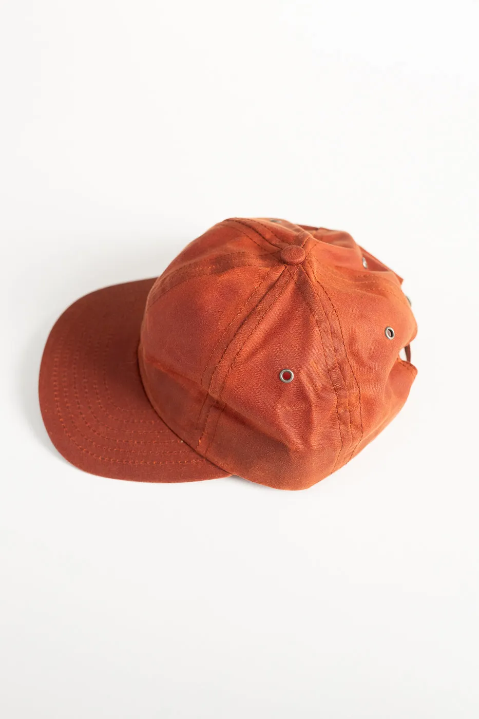 Waxed Canvas Baseball Hat - Brick
