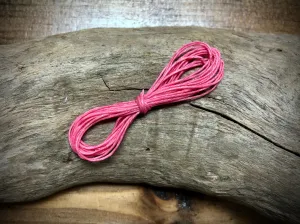 Waxed Irish Linen - Bright Pink