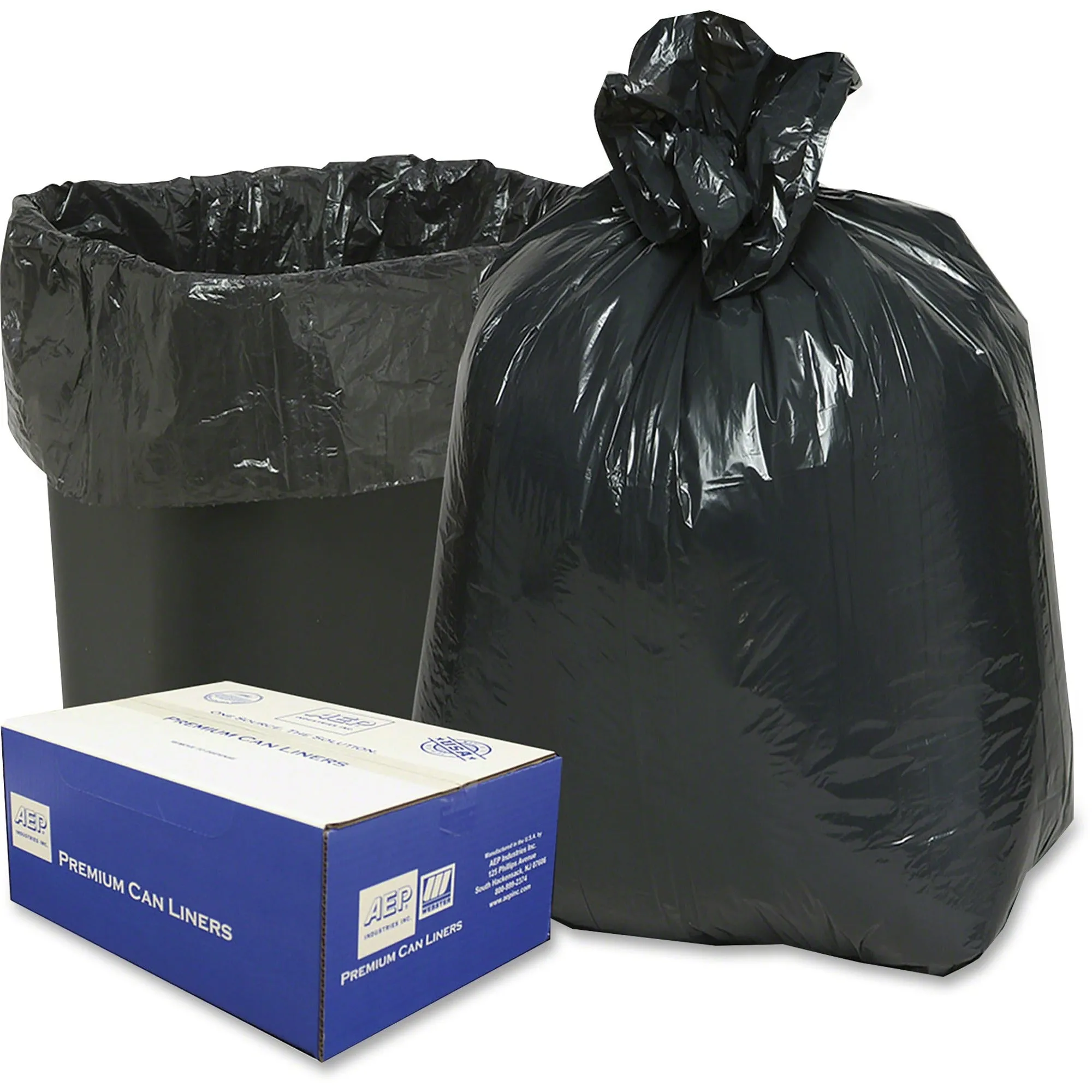 Webster Opaque Linear Low-Density Can Liners