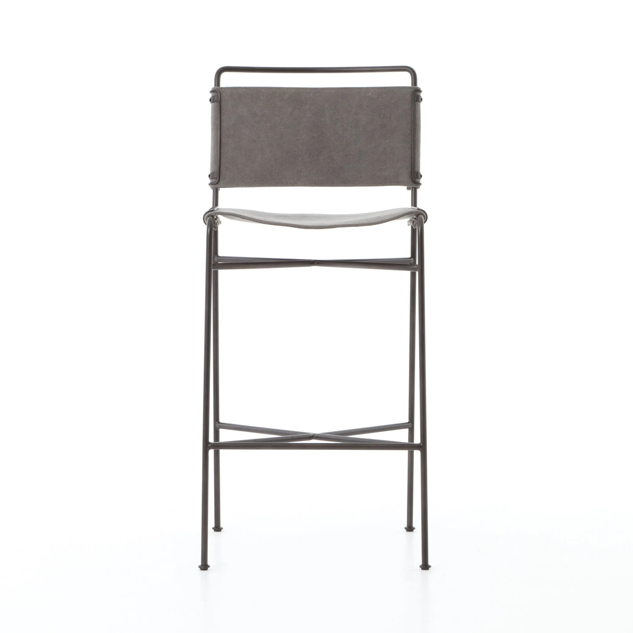 Wharton Counter Stool-Stonewash Grey