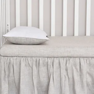 Wholesome Linen Organic Crib Mattress - Natural, Non-Toxic, Hypoallergenic | Fits Standard Cribs (Delta, Babyletto, Graco, IKEA, and More)