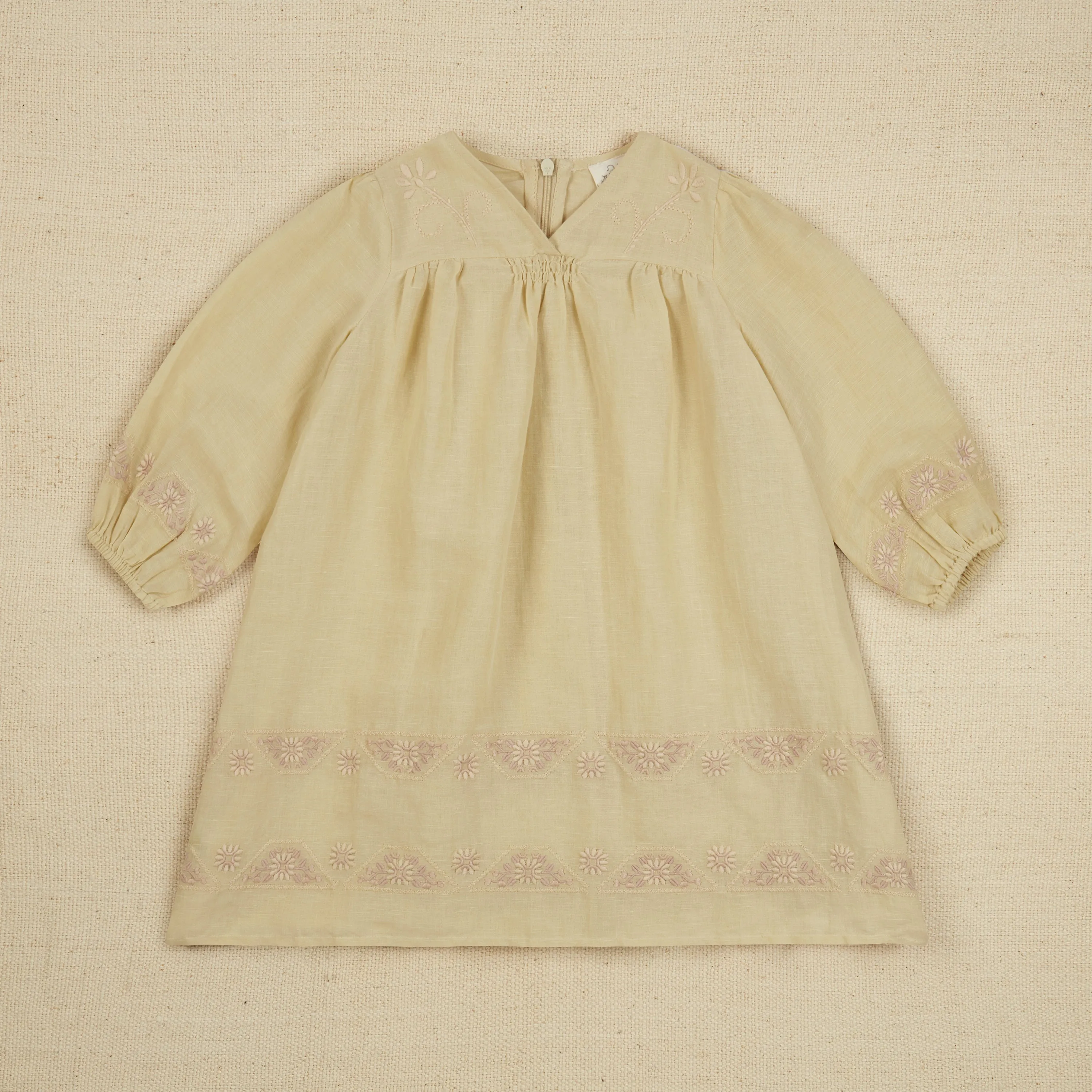 'Willow' Midi Dress - Pale Pear