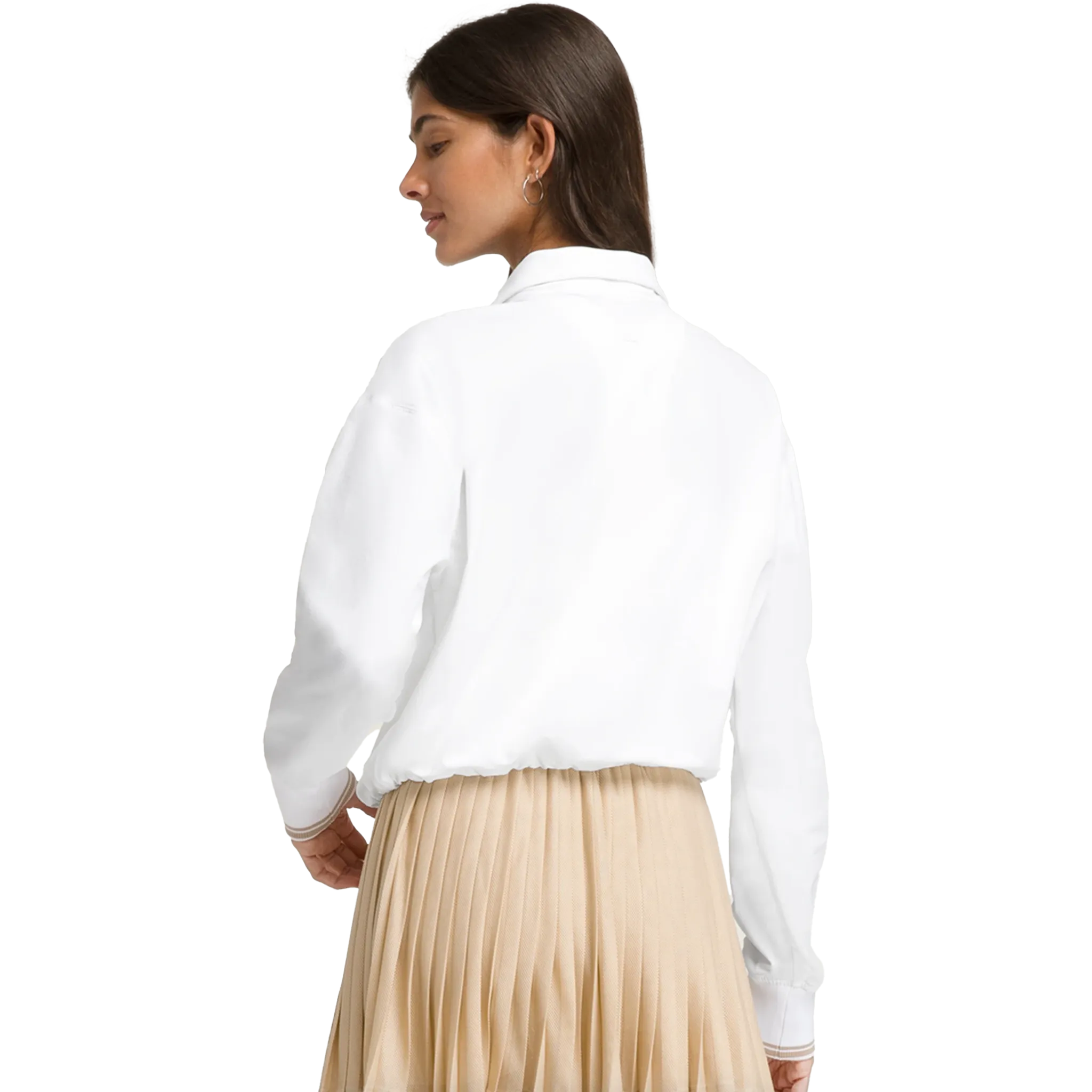 Wilson Davenport Woven Pop Over Women's White