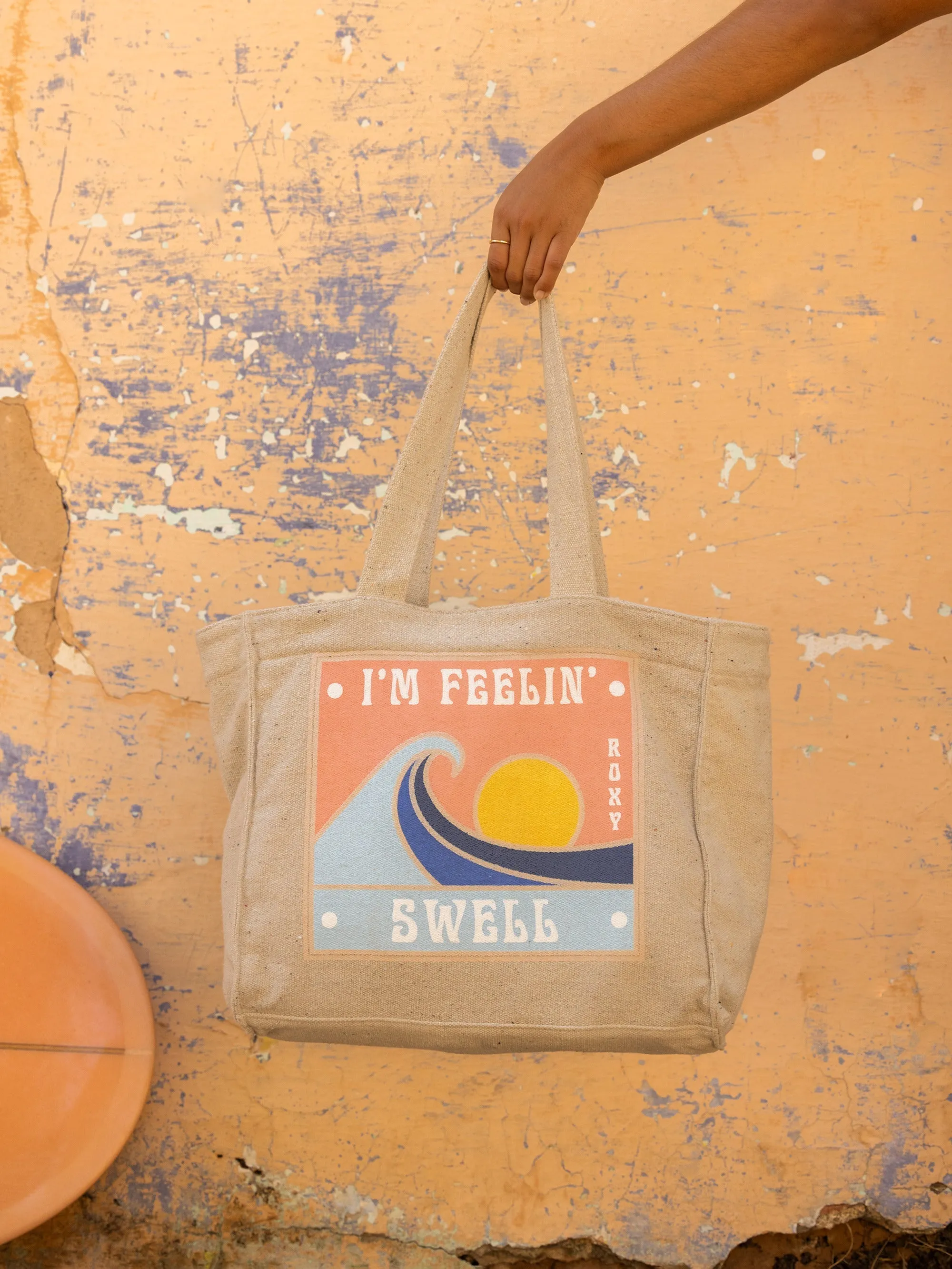 Womens Drink The Wave Tote Bag
