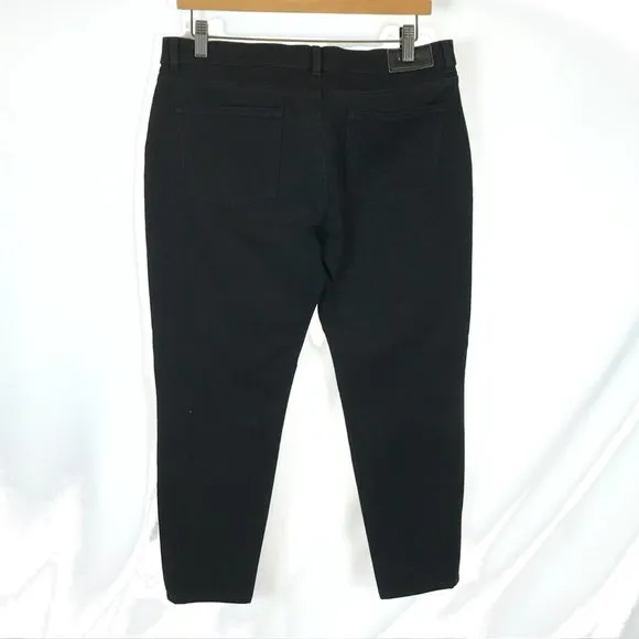 Womens Size 30 30x26 Kate Spade Broome Street Black Zip Pocket Ankle Jeans