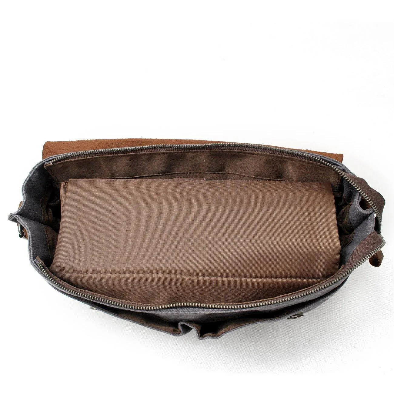 Woosir Waxed Canvas and Leather Waterproof Camera Bag
