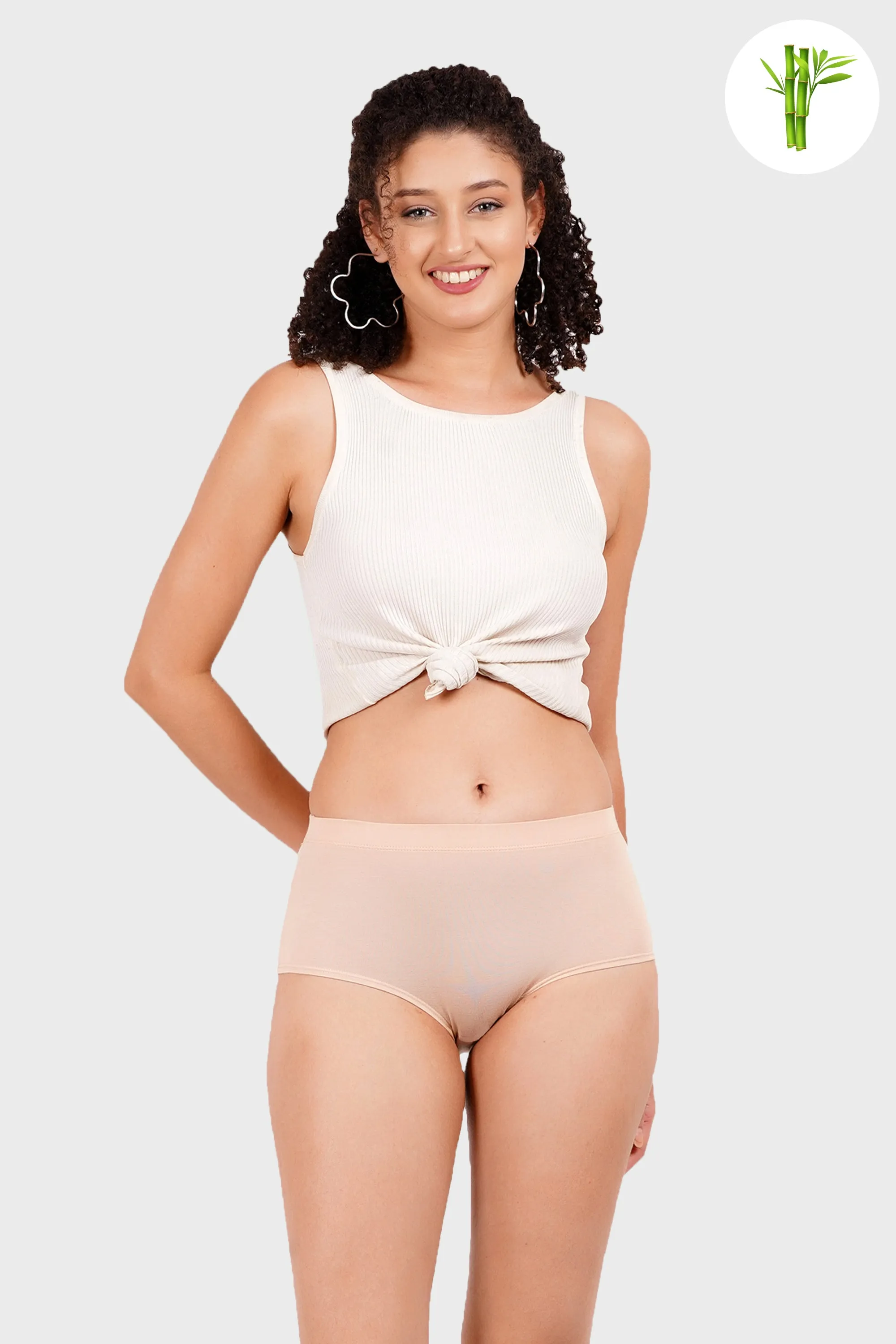World's 1st Micro Bamboo Hipster - Nude Almond