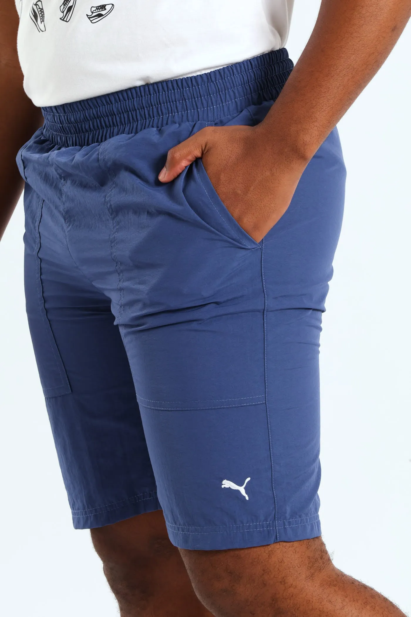 Woven Pocket Shorts - Petrol