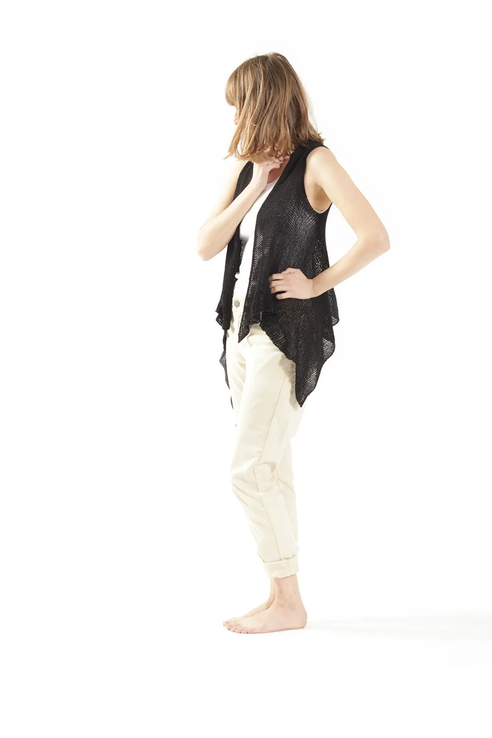 Wrap Vest - Black
