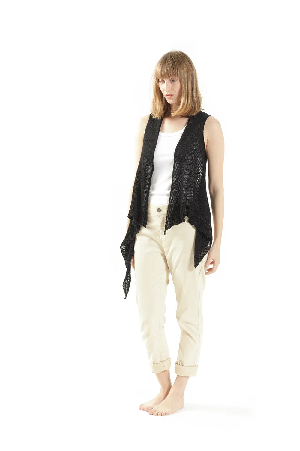 Wrap Vest - Black